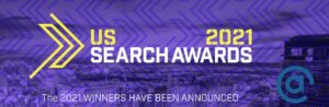 Search Awards Logo, blog post header